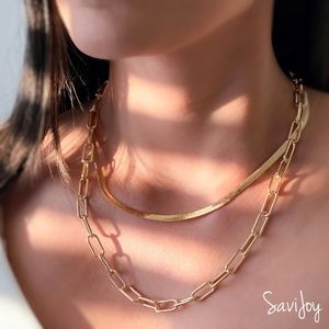 Gold Plated Layered Snake chain